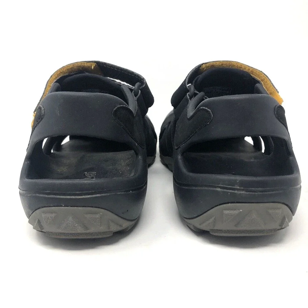Teva Flintwood Black Hiking Sandals Mens Size 8 Outdoors Trail Water/Land Shoe